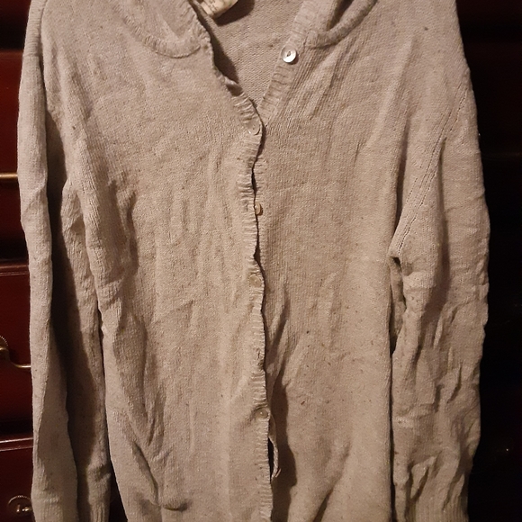 Long sleeve hooded cardigan - Picture 2 of 5